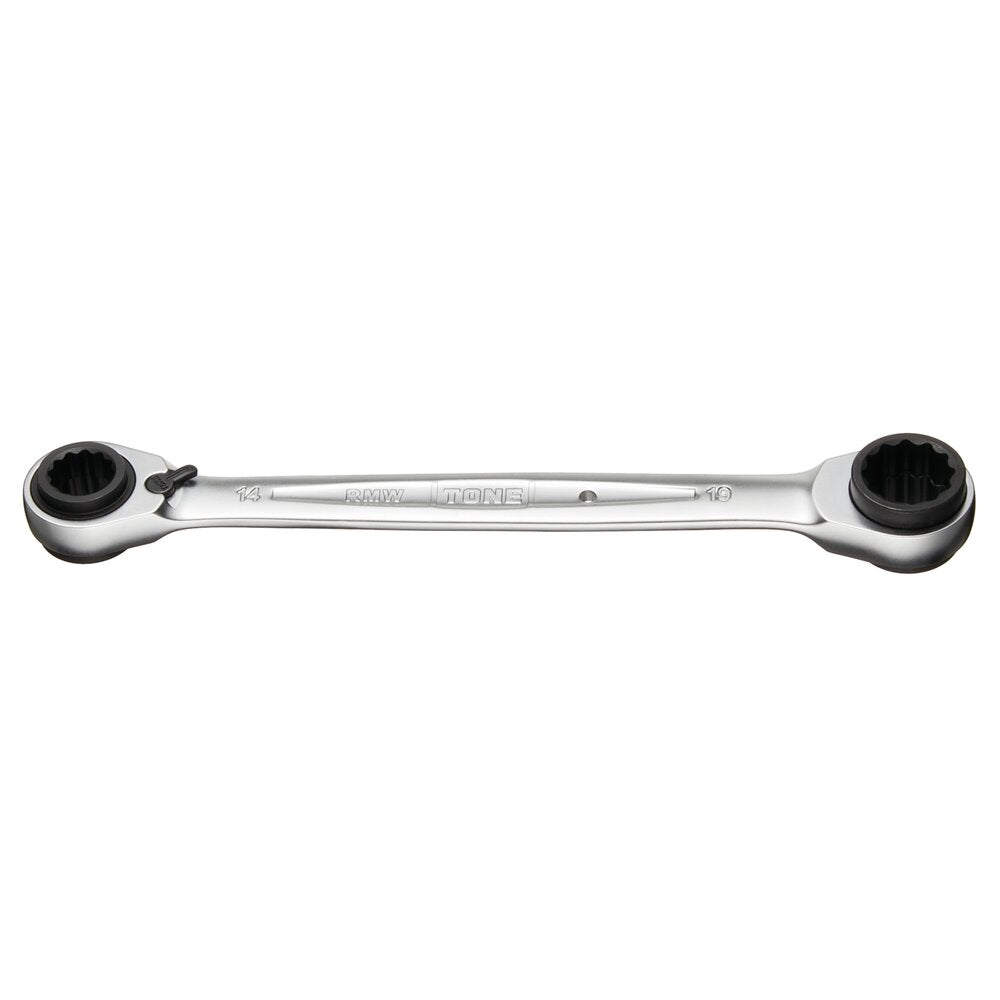 TONE Ratchet Ring Wrench, 4-Way RMW Series