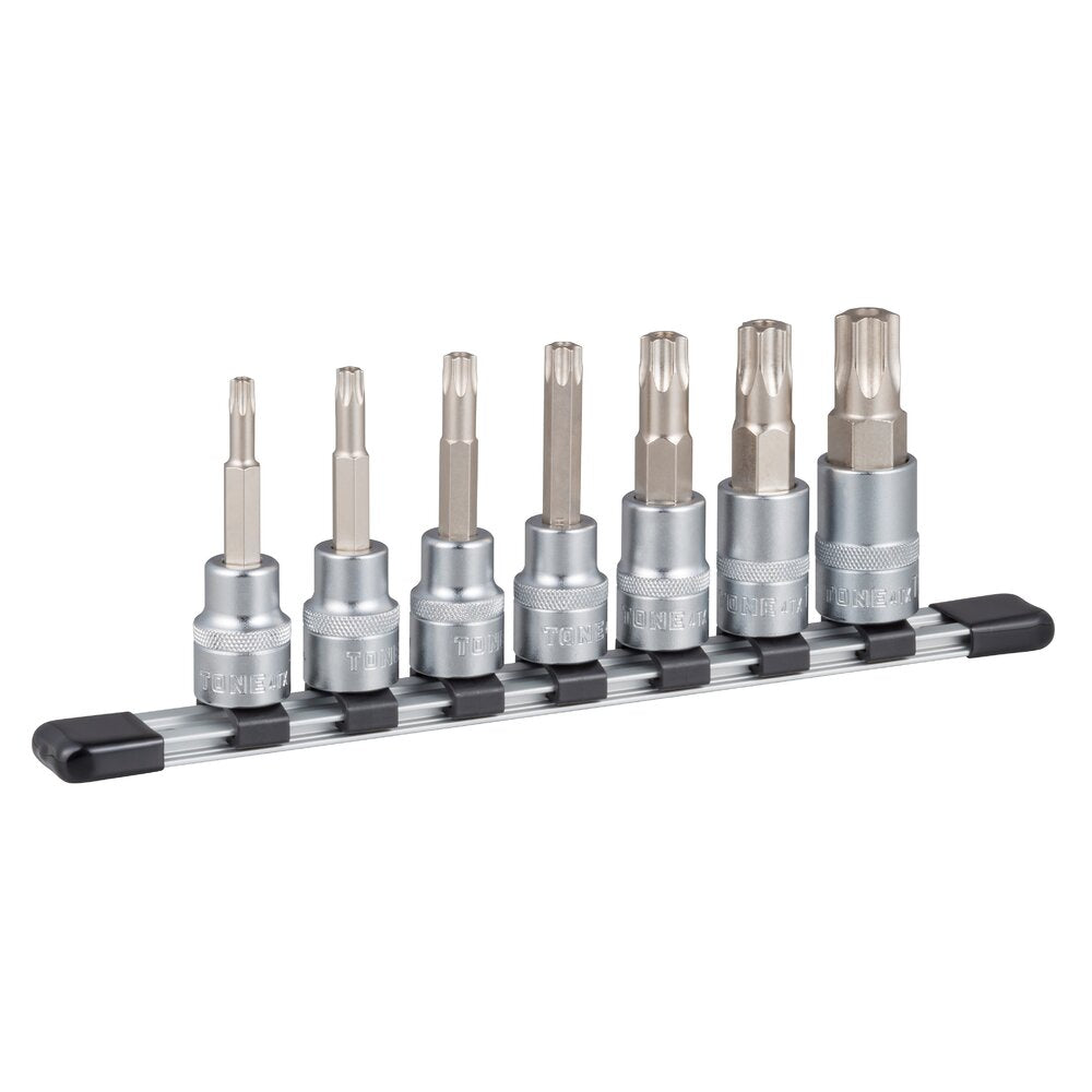 TONE 1/2" Drive Torx Socket Set (with Socket Holder) HTX407H