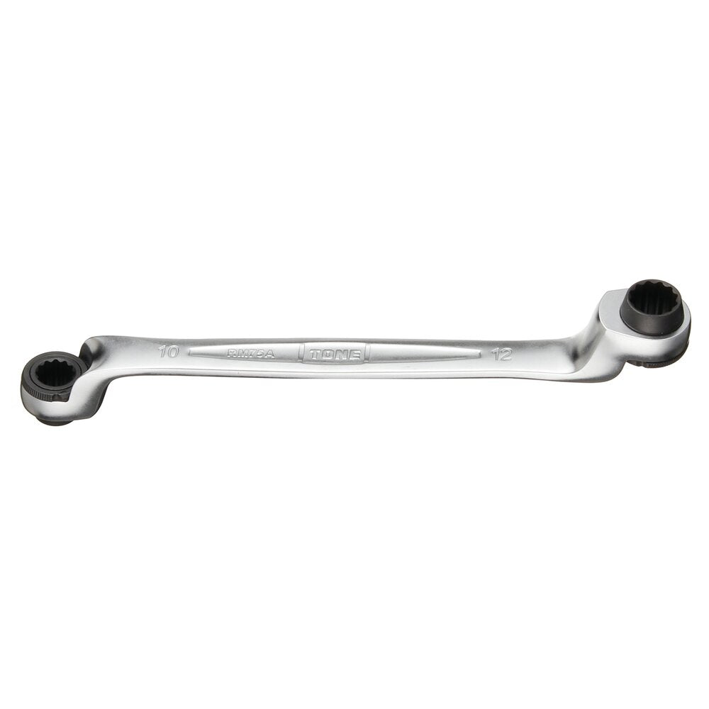 TONE 75° Offset Ratchet Ring Wrench, Deep Head RM75A Series