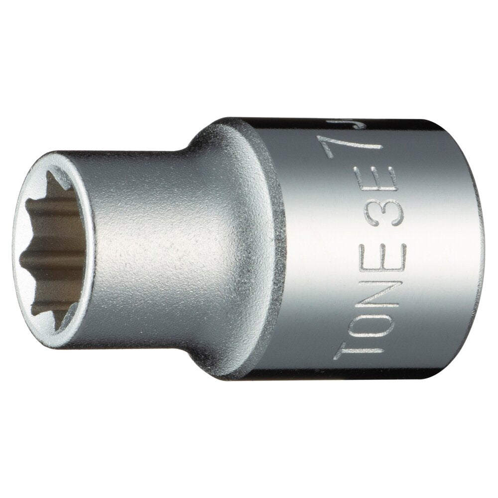 TONE Dual Square Socket (8-Point, 3/8" Drive) 3E Series