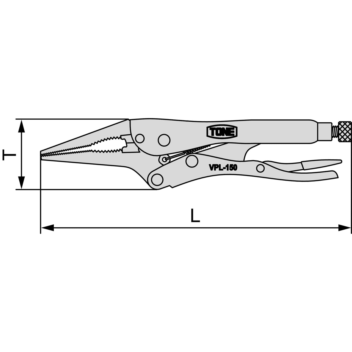 TONE Grip Pliers VPL Series