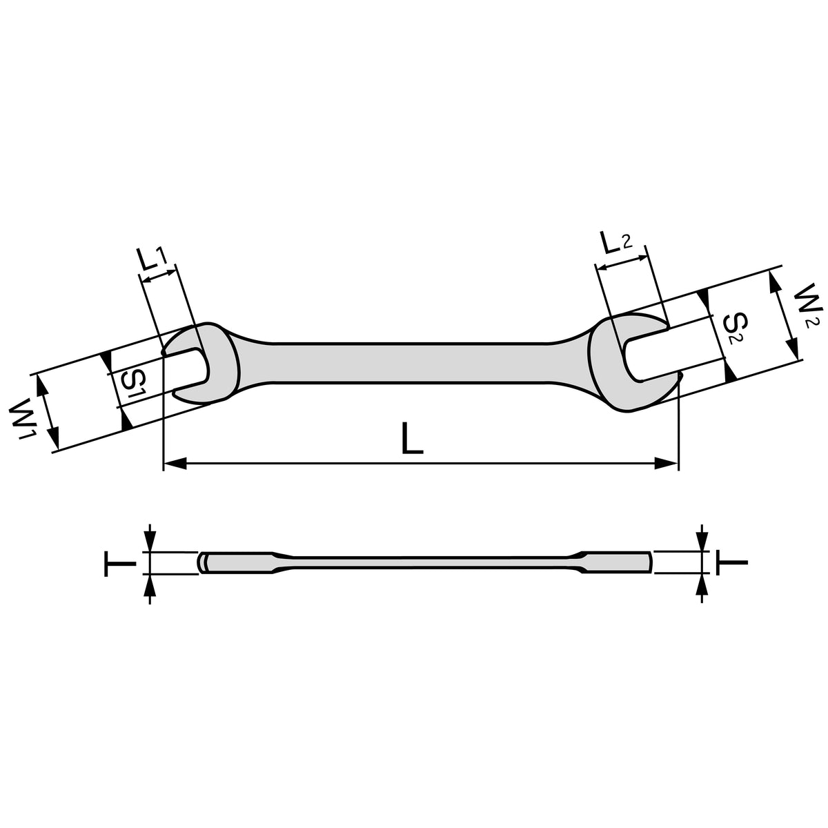 TONE Stainless Steel Spanner SS Series
