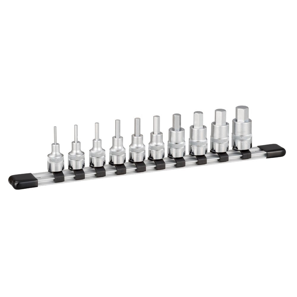 TONE 3/8" Drive Hexagon Socket Set (with Socket Holder, Inch Sizes) HHB310