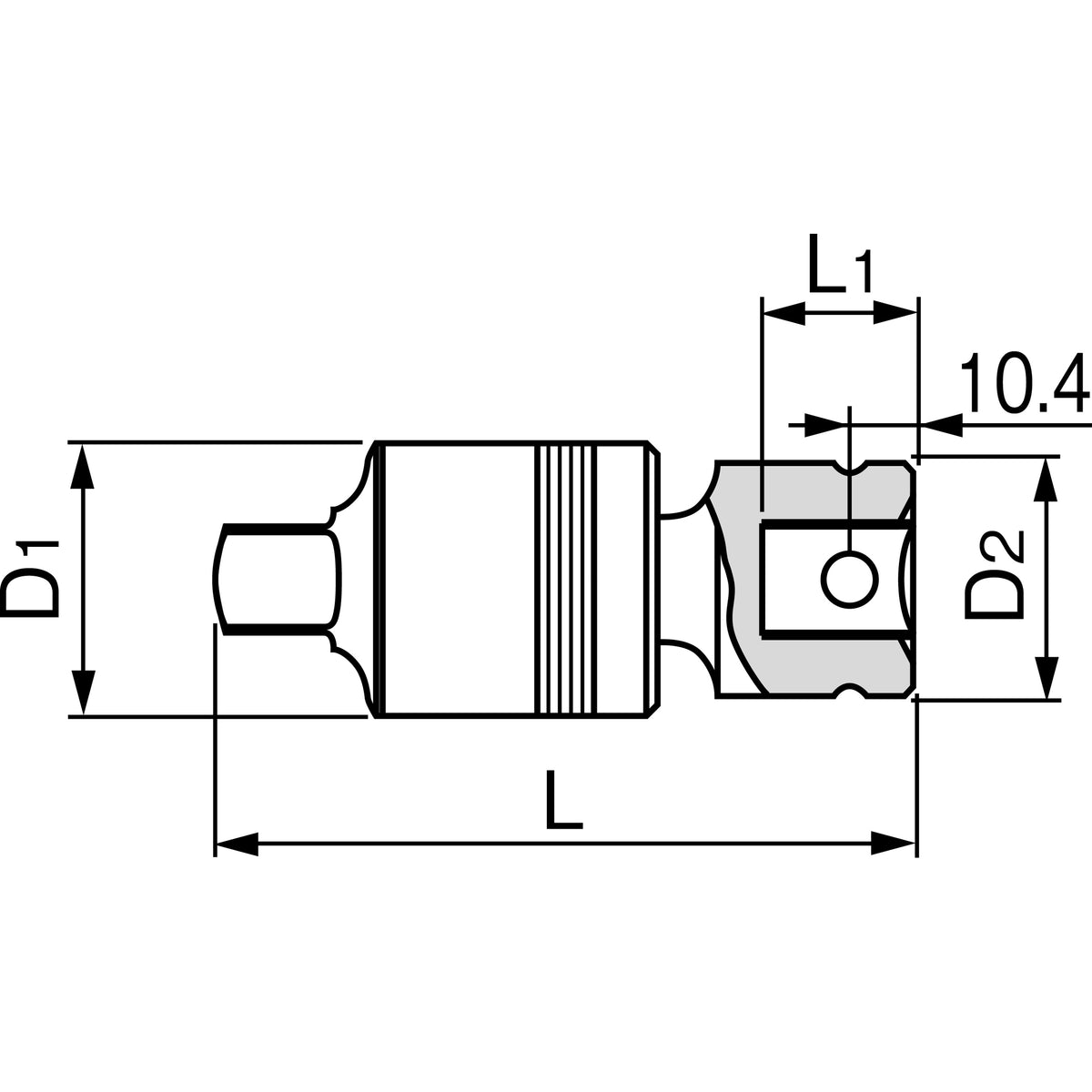 TONE 3/4" Drive Impact Ball Joint NJ60