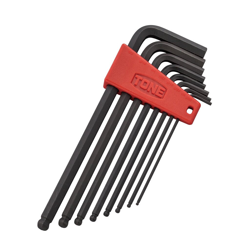 TONE Long Ball Point Hex Key Wrench Set BPLB800