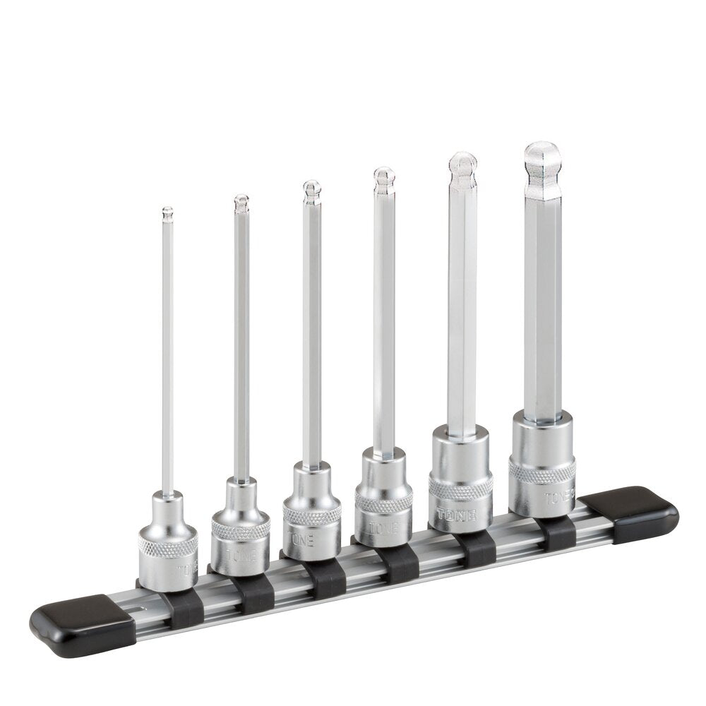 TONE Long Ball Point Hexagon Socket Set HBH306L