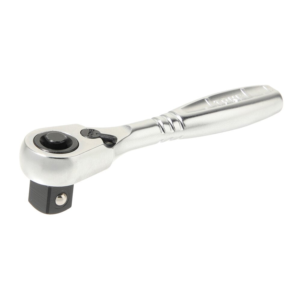 TONE 3/8" Drive Short Ratchet Handle, Compact Head (Socket Hold Type) RH3CHS