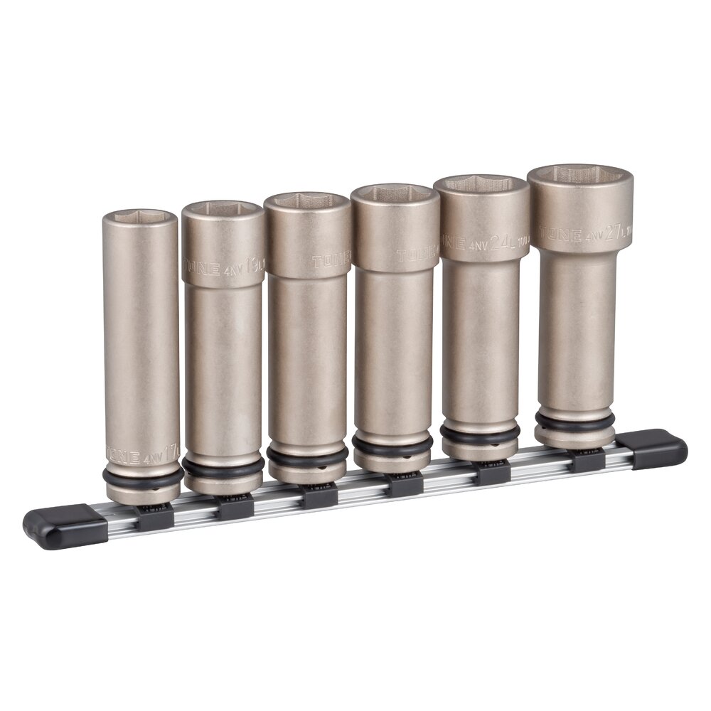TONE Long Impact Socket Set HNV406LL