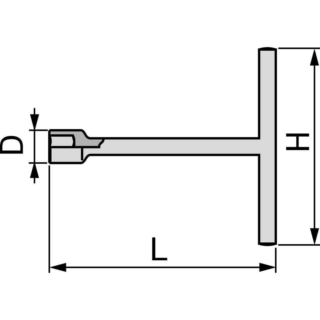 TONE T-Type Wrench (6-Point) TW Series