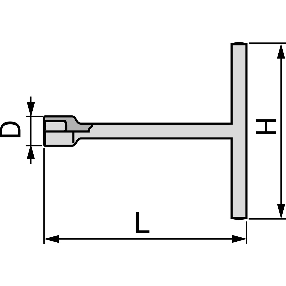 TONE T-Type Wrench (6-Point) TW Series