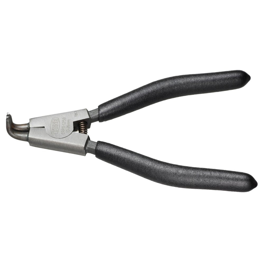 TONE Snap Ring Pliers, External, Bent Tip SRPS Series
