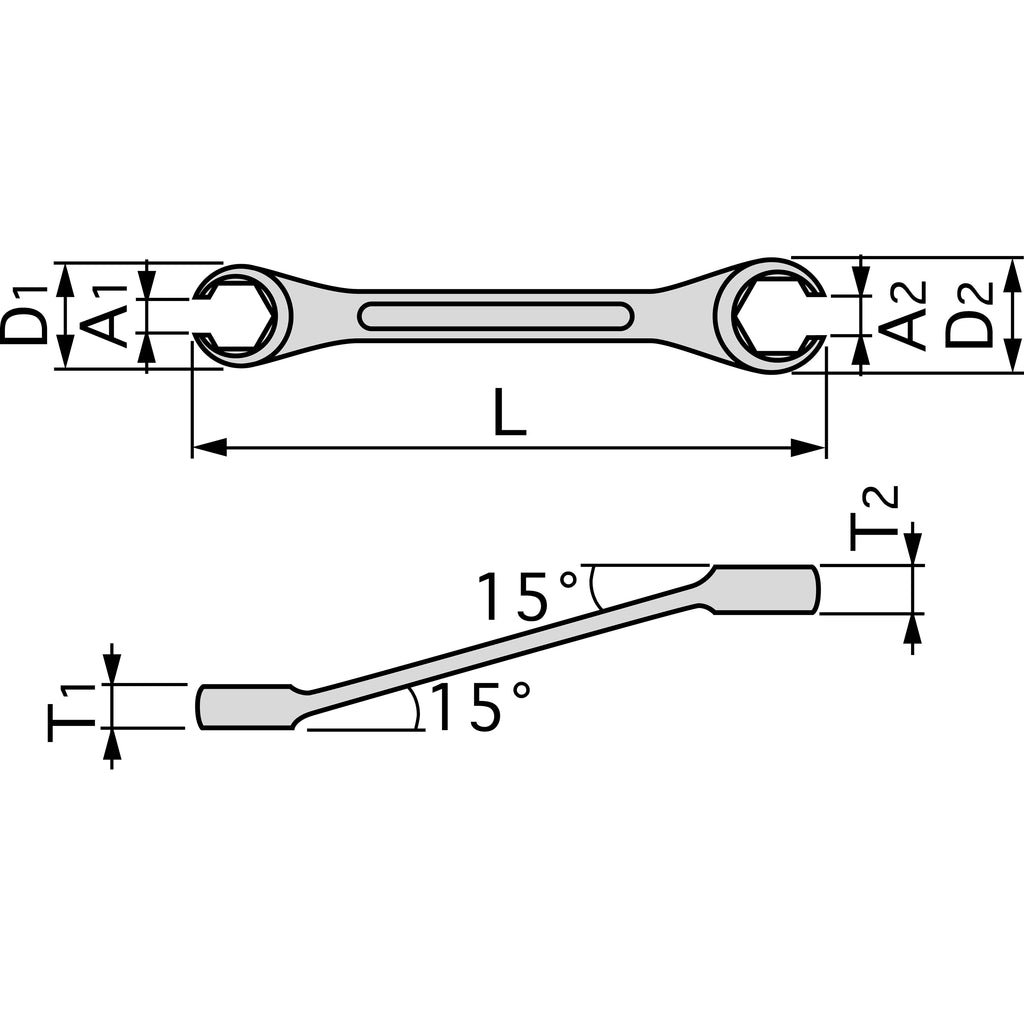 TONE Flare Nut Wrench M26 Series