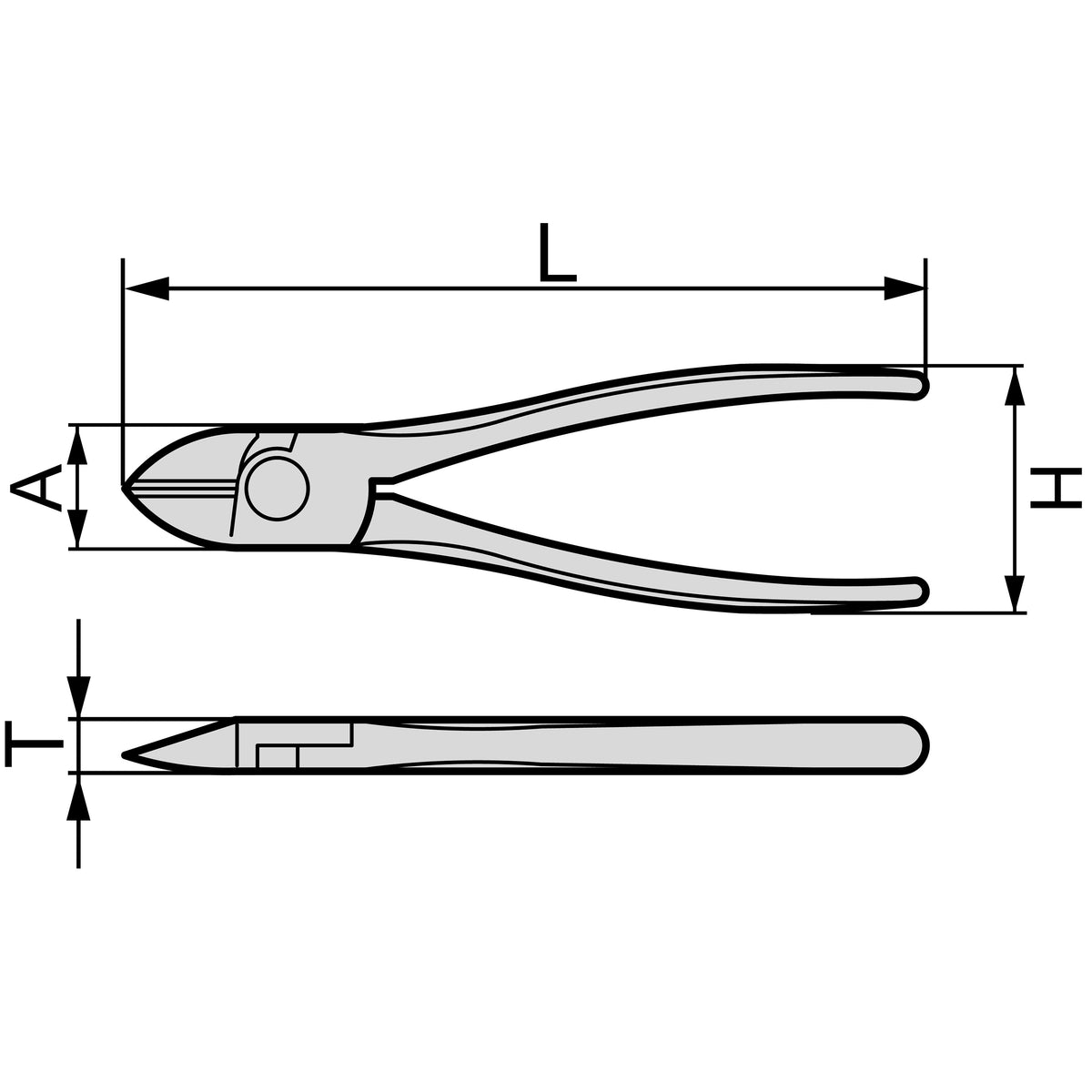 TONE Stainless Steel Diagonal Cutting Pliers SKN-150