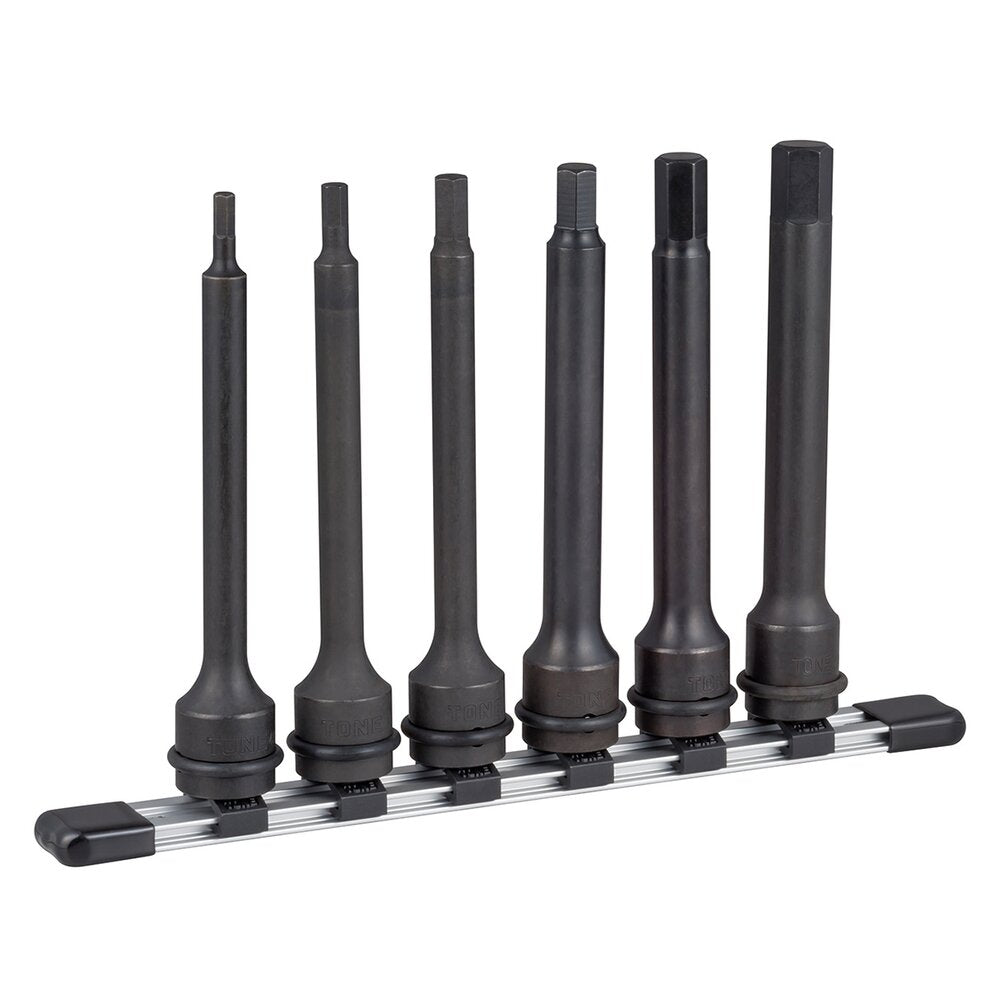 TONE Long Impact Hexagon Socket Set HAH406L