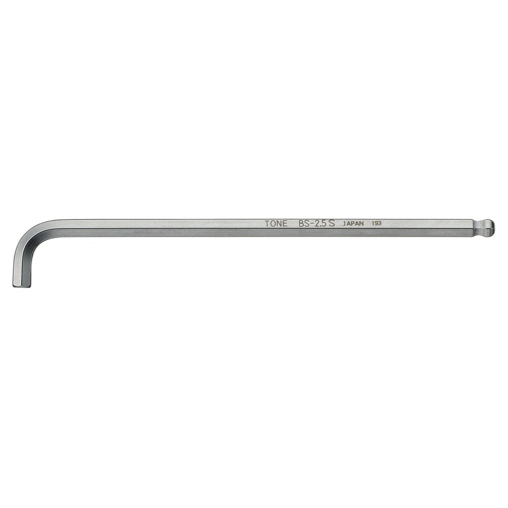 TONE Short Neck Ball Point Hex Key Wrench L-Type BS-S Series