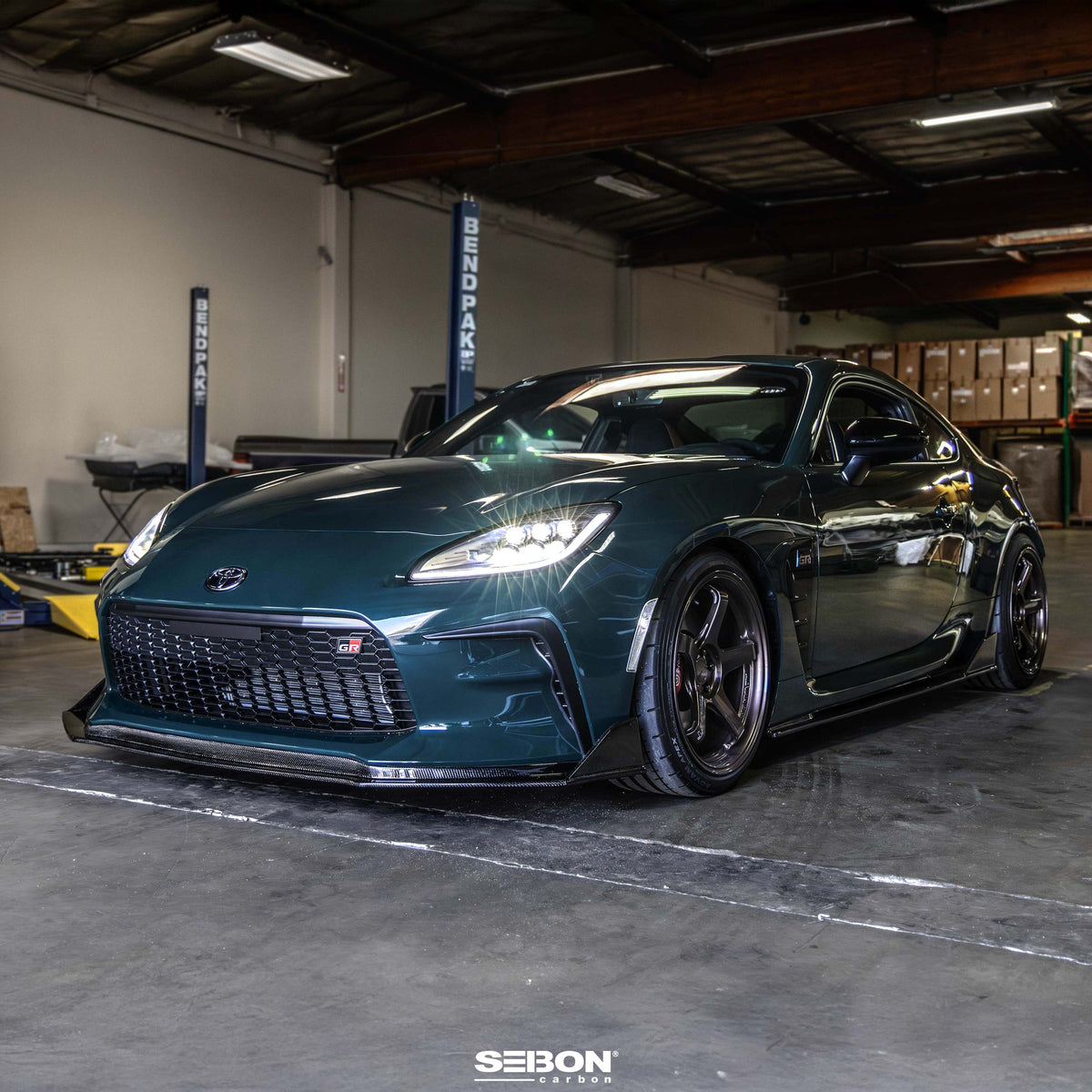 Seibon 2022-2025 Toyota GR86 MB-Style Carbon Fiber Front Lip - photo 6