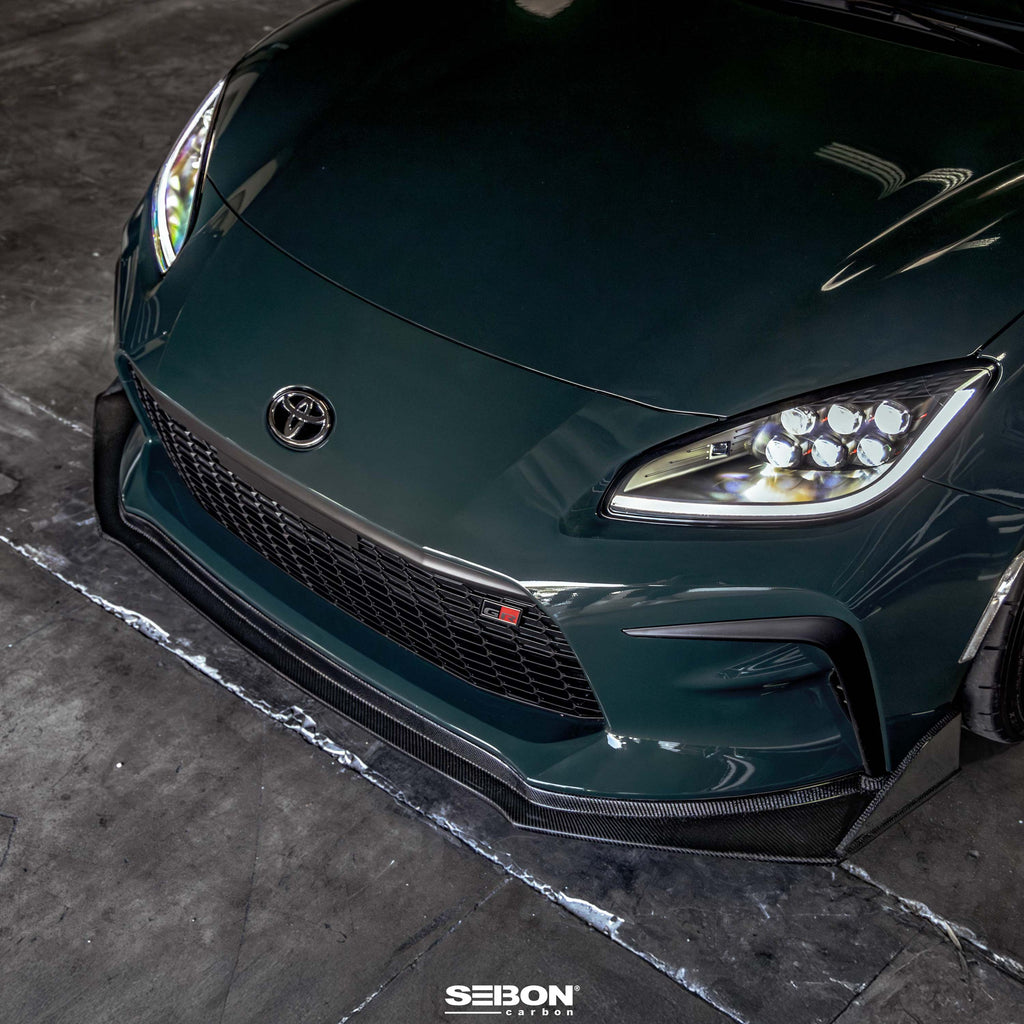 Seibon 2022-2025 Toyota GR86 MB-Style Carbon Fiber Front Lip - photo 7