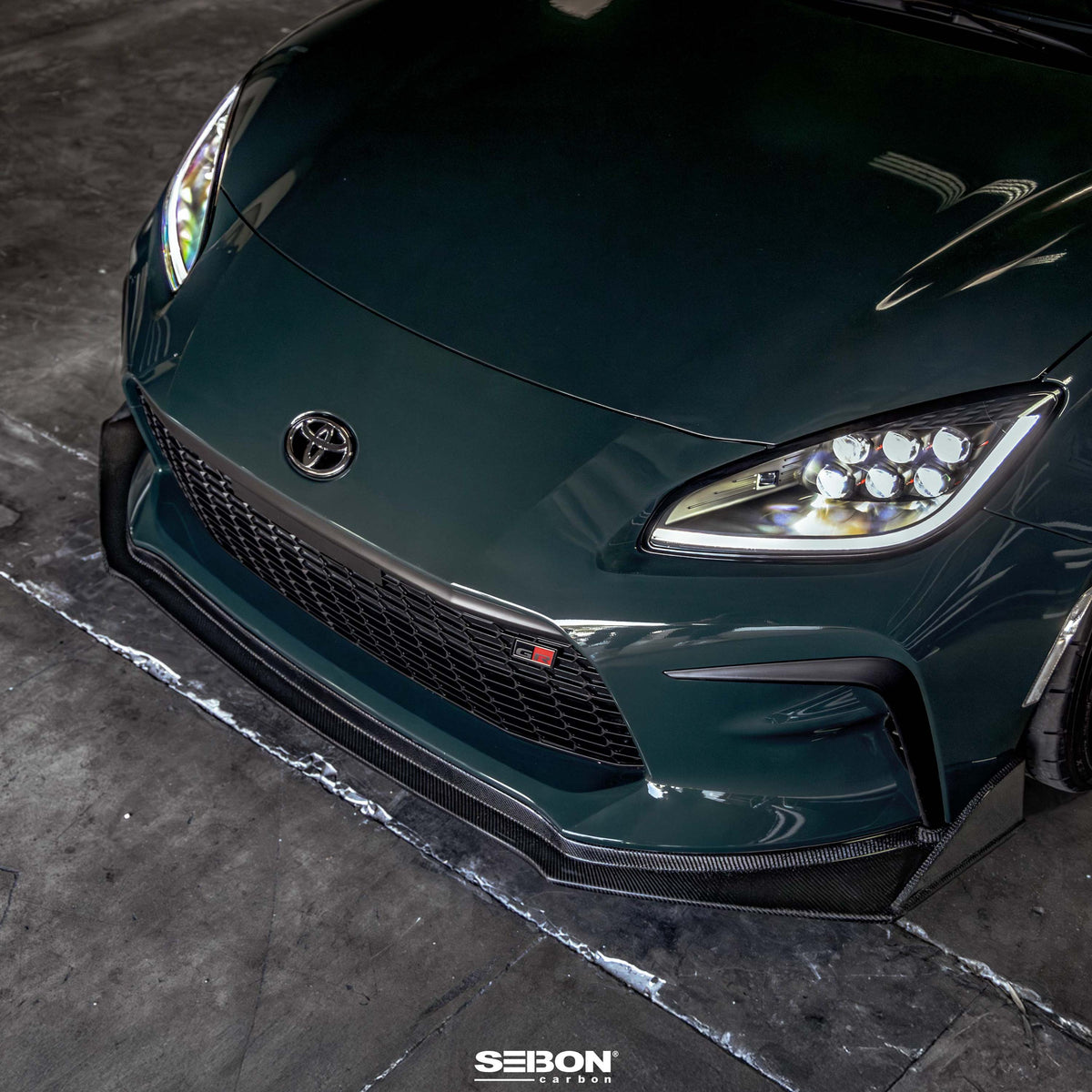 Seibon 2022-2025 Toyota GR86 MB-Style Carbon Fiber Front Lip - photo 7