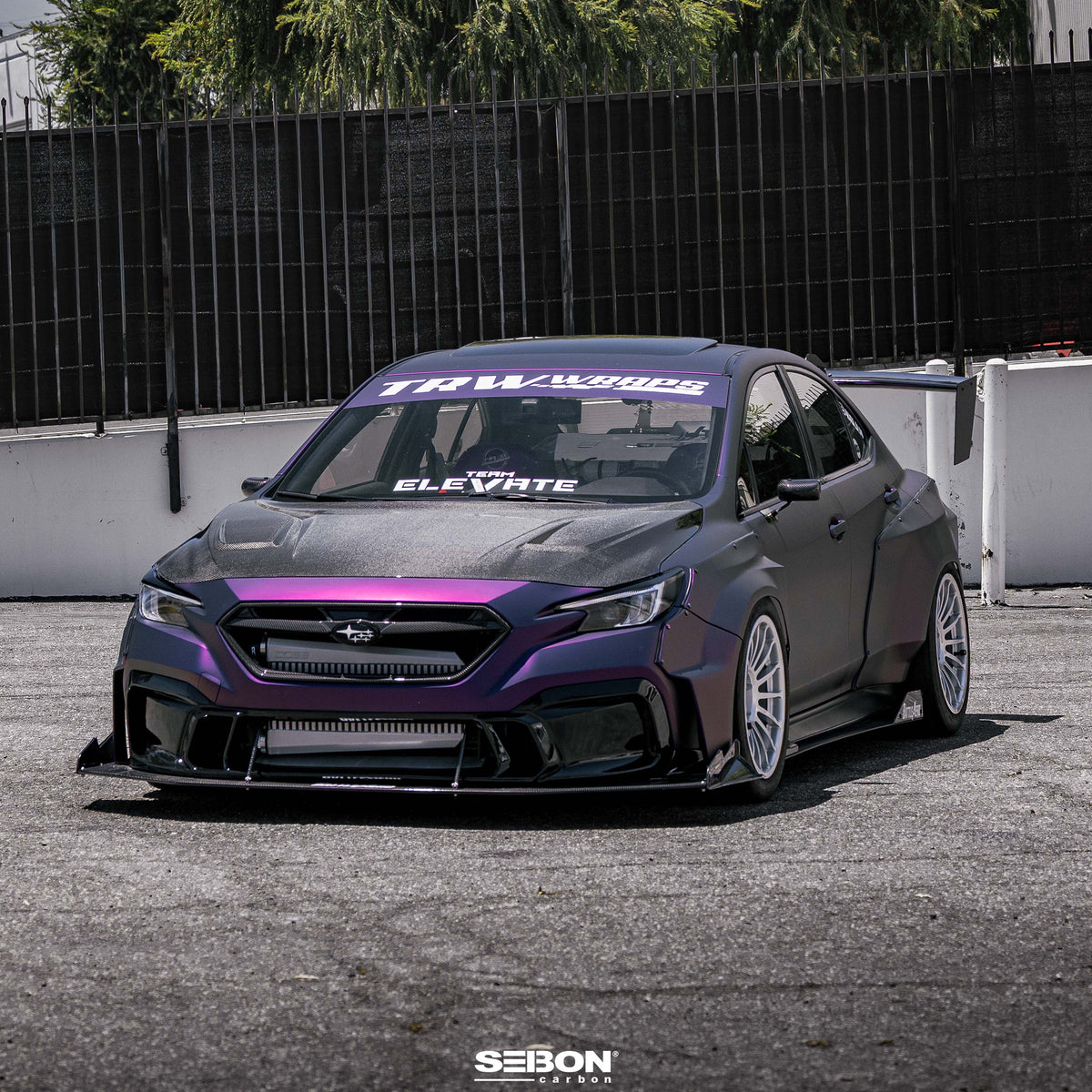 Seibon 2022-2024 Subaru WRX VSII-Style Carbon Fiber Hood - photo 9