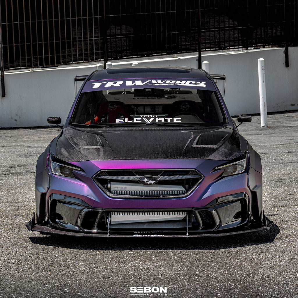 Seibon 2022-2024 Subaru WRX VSII-Style Carbon Fiber Hood - photo 10