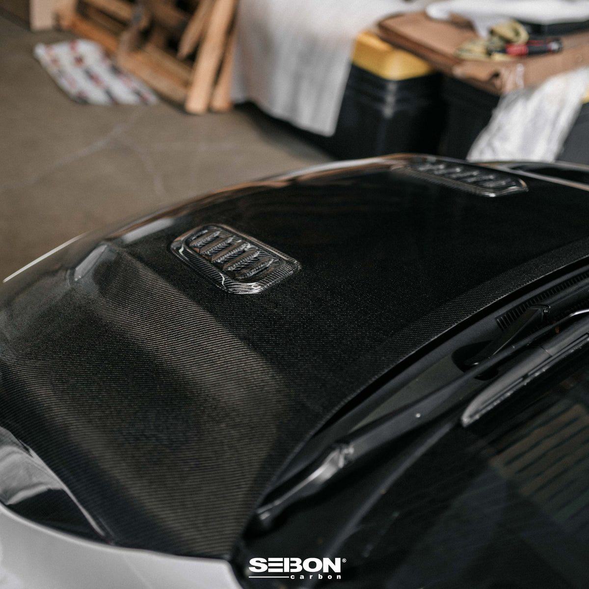 Seibon 2023-2024 Toyota GR Corolla OE-Style Double-Sided Carbon Fiber Hood - photo 10