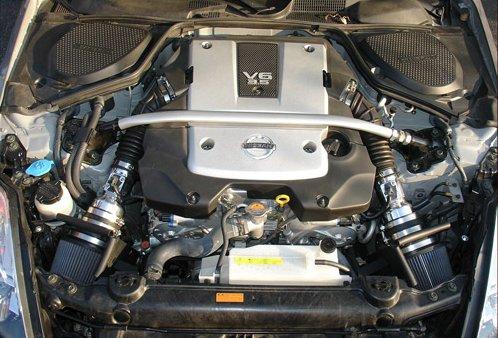 Injen 2007-2008 350Z 3.5L V6 Air Fusion and Air Horns Polished Short Ram Intake (injSP1988P) - photo 3