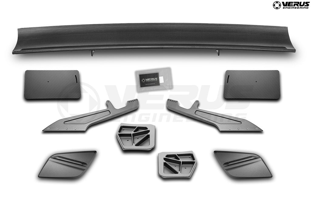 Verus Engineering bottom mount UCW rear wing kit for Chevrolet Corvette Stingray C8