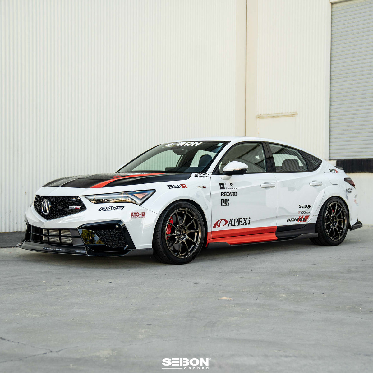 Seibon 2024-2025 Acura Integra Type-S MB-Style Carbon Fiber Side Skirts