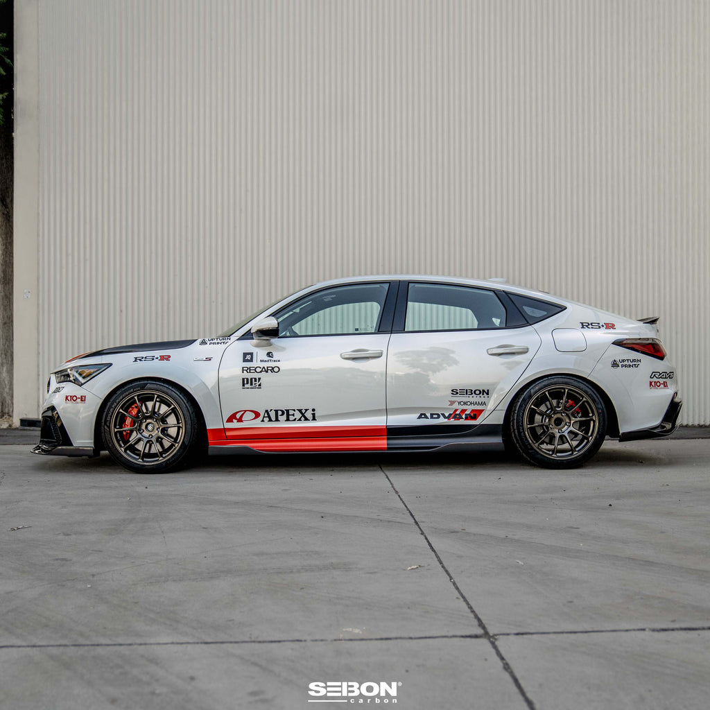 Seibon 2024-2025 Acura Integra Type-S MB-Style Carbon Fiber Side Skirts - photo 8