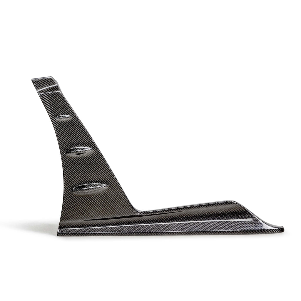 Seibon 2023-2025 Honda Civic Type R MB-Style Carbon Fiber Front Side Skirt Extensions - photo 2