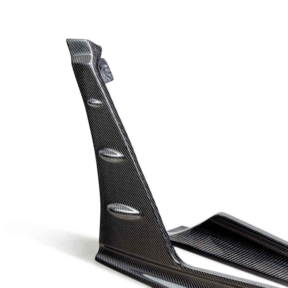 Seibon 2023-2025 Honda Civic Type R MB-Style Carbon Fiber Front Side Skirt Extensions - photo 3