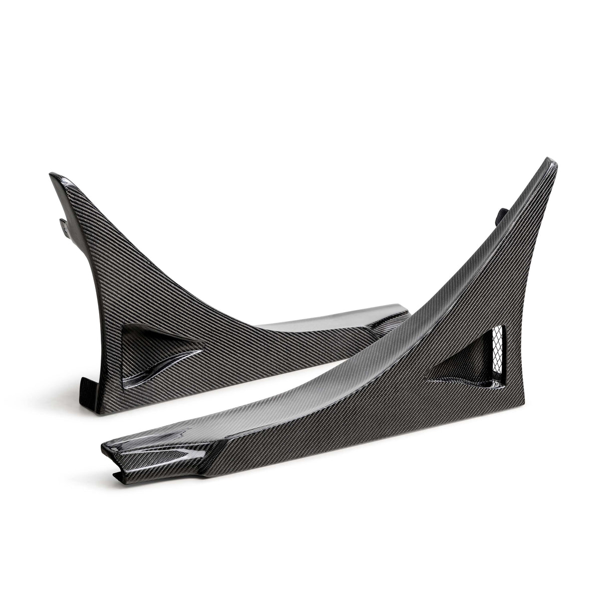 Seibon 2023-2025 Honda Civic Type R MB-Style Carbon Fiber Rear Side Skirt Extensions