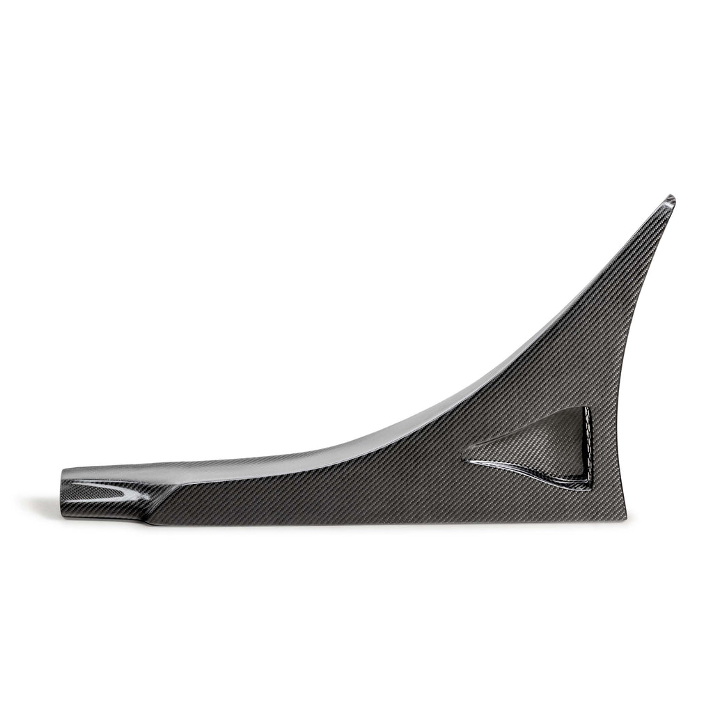 Seibon 2023-2025 Honda Civic Type R MB-Style Carbon Fiber Rear Side Skirt Extensions - photo 2