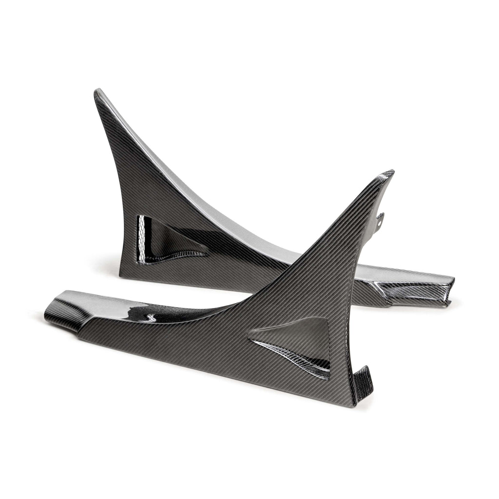Seibon 2023-2025 Honda Civic Type R MB-Style Carbon Fiber Rear Side Skirt Extensions - photo 4