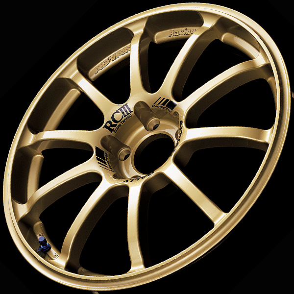 Advan Racing RCIII wheel in Racing Gold