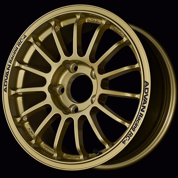 Advan Racing RC-4 wheel in Rally Gold