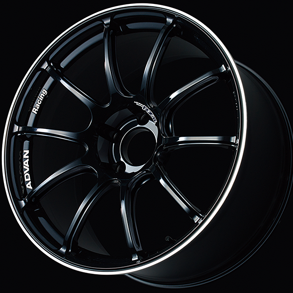 Advan RZII Racing Hyper Black and Ring