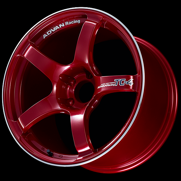Advan TC4 Racing Candy Red and Ring